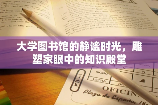 大学图书馆的静谧时光，雕塑家眼中的知识殿堂